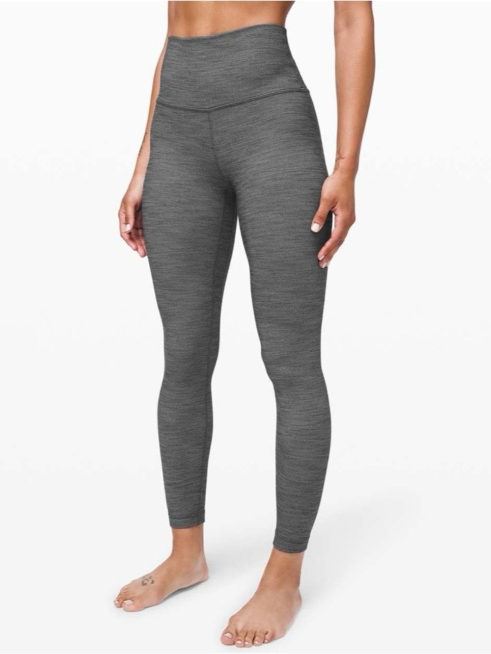 Lululemon Align Pant II 25” Size 4 Grey High Rise